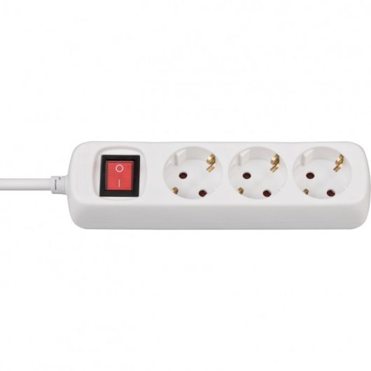 Brennenstuhl BAT Base Multiple 3 Prises Blanc