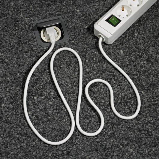 Brennenstuhl 1152920 prolunghe e multiple 5 m 3 presa(e) AC Bianco