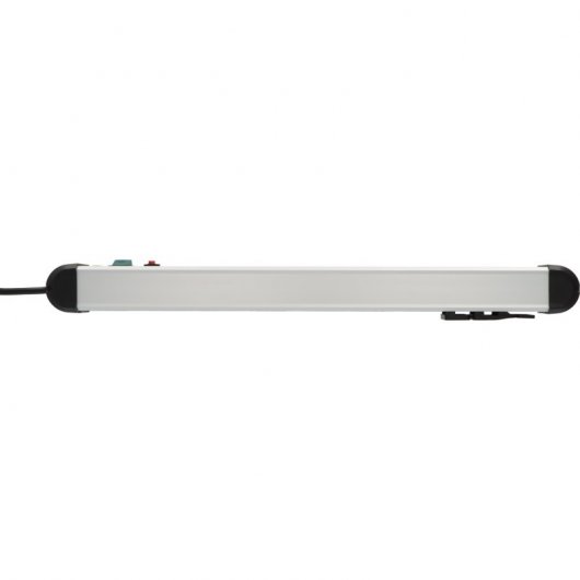 Brennenstuhl Premium-Protect-Line Presa multipla con USB-3.1A e 6 prese 3m Argento/Nero