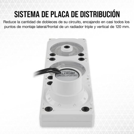 Pack Pompe/Réservoir Corsair Hydro X Series XD7 RGB Blanc