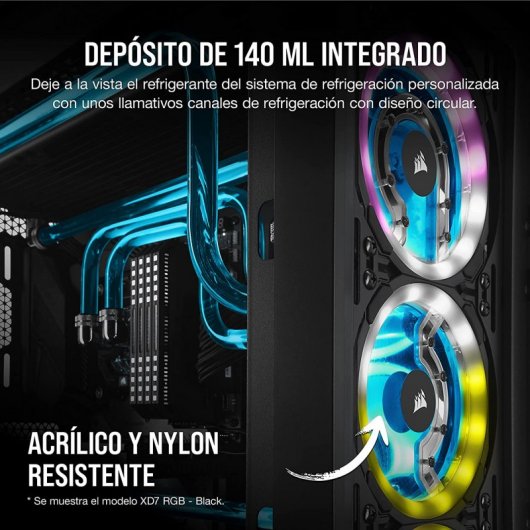 Pack Pompe/Réservoir Corsair Hydro X Series XD7 RGB Blanc