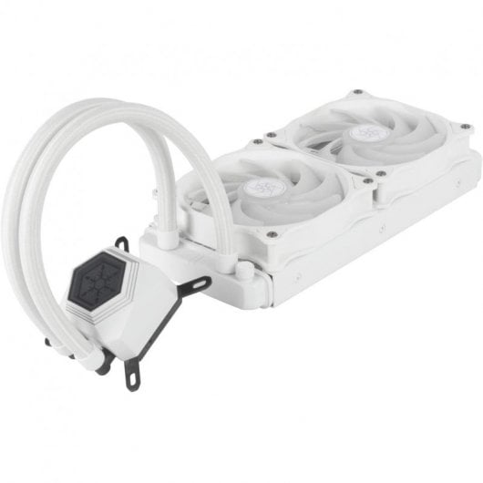 Kit de refroidissement liquide blanc Silverstone PF240W-ARGB V2