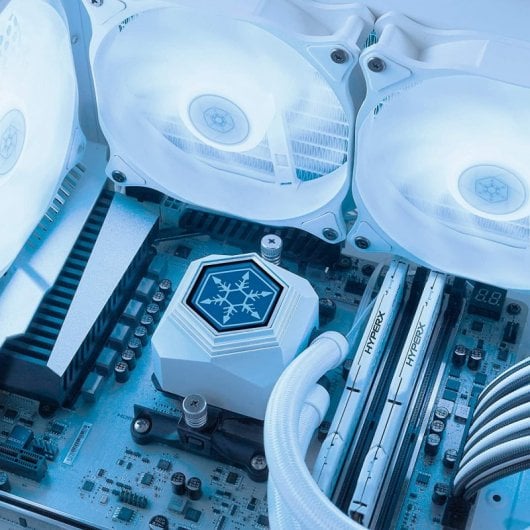 Kit de refroidissement liquide blanc Silverstone PF240W-ARGB V2
