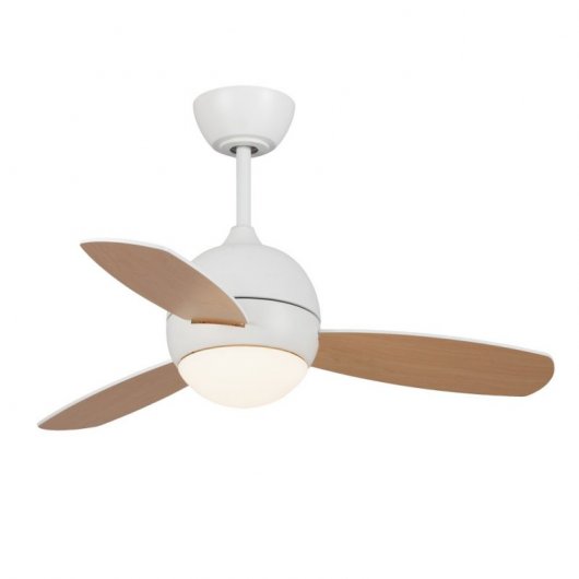 Sulion Kuma Ventilador de Techo con Aspas Reversibles Haya/Blanco