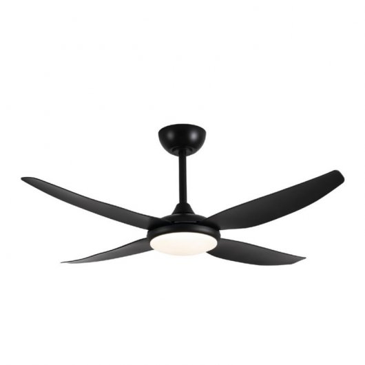 Sulion Denim Ventilador de Techo con Motor DC Luz LED y Mando 34W Negro