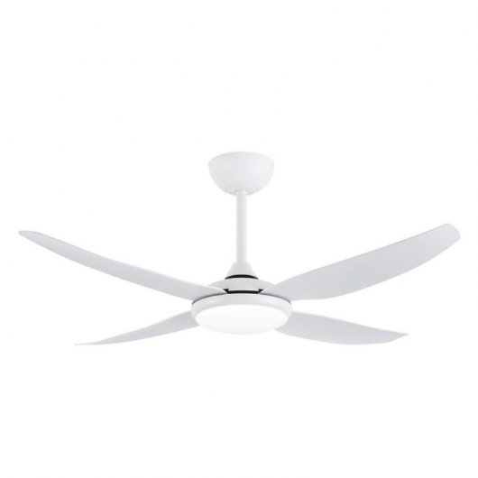 Sulion Denim Ventilador de Techo con Motor DC Luz LED y Mando Blanco
