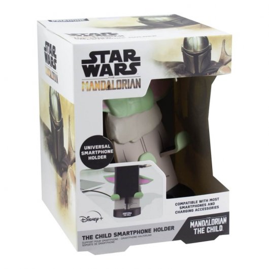 Porta Telefono Paladone The Mandalorian – Grogu Il Bambino, Supporto Ufficiale Star Wars Per Scrivaniera