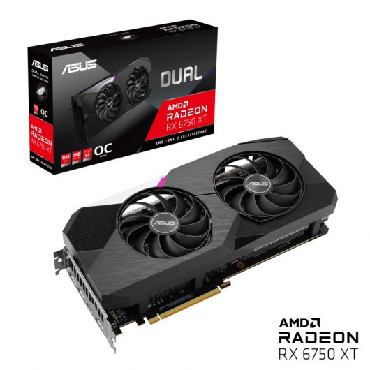 ASUS Dual Radeon RX 6750XT OC Edizione 12GB GDDR6