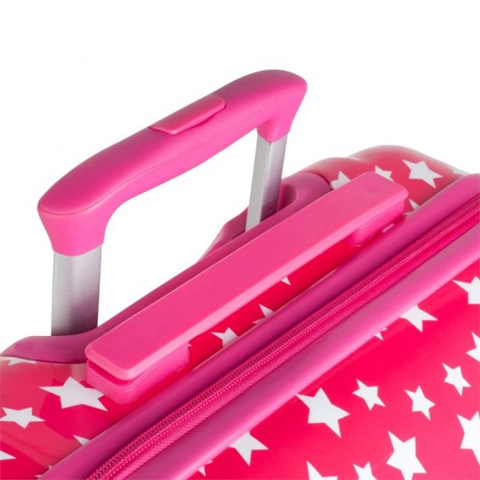 Valigia porta PC da bambino media Itaca Stars, colore Fucsia