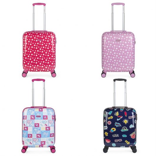 Itaca Stars Maleta Pc Mediana Infantil, Color Fucsia