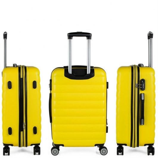 Itaca Simoa Valise moyenne en ABS Jaune
