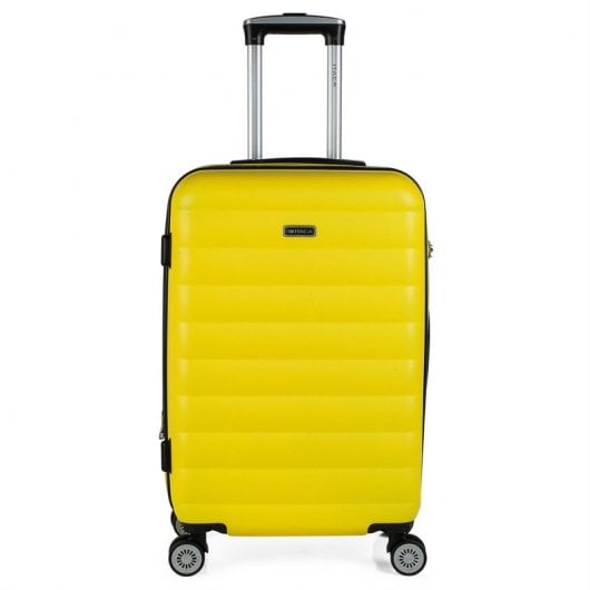 Itaca Simoa Valise moyenne en ABS Jaune