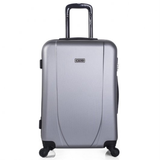 Itaca Tiber Maleta Abs Mediana, Color Plata
