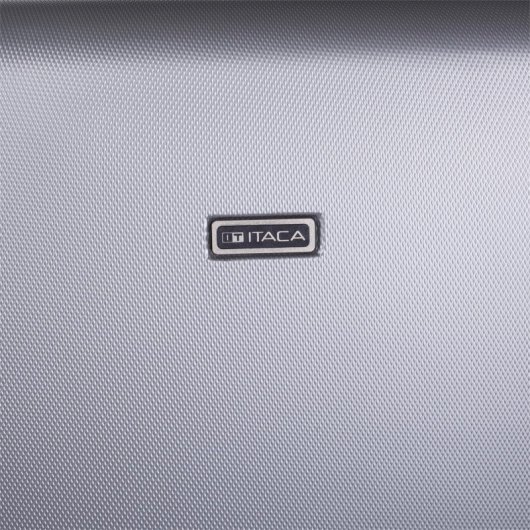 Itaca Tiber Maleta Abs Mediana, Color Plata