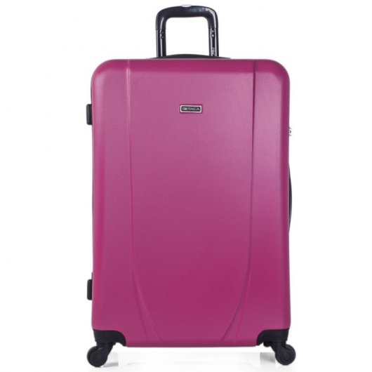 Itaca Tiber Maleta Abs Grande, Color Fucsia/antracita