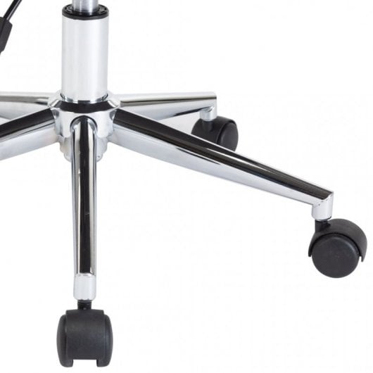 VidaXL Sedia da ufficio girevole Legno curvato/Pelle sintetica bianca