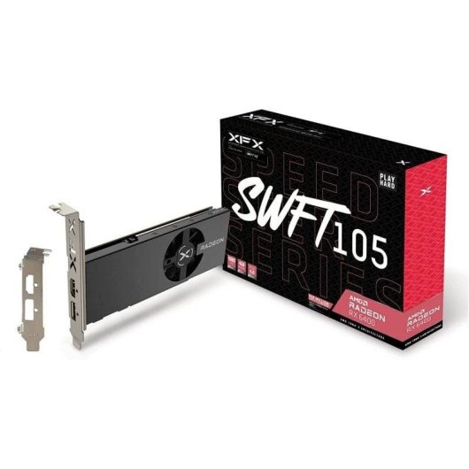 Grafikkarte XFX Radeon RX 6400 SWFT105 4GB GDDR6