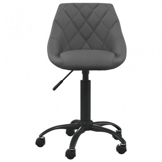 VidaXL Silla de Oficina Terciopelo Gris