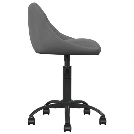 VidaXL Silla de Oficina Terciopelo Gris