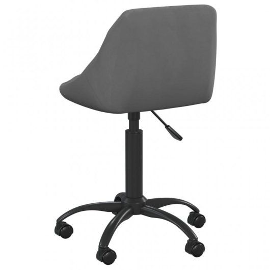 VidaXL Silla de Oficina Terciopelo Gris