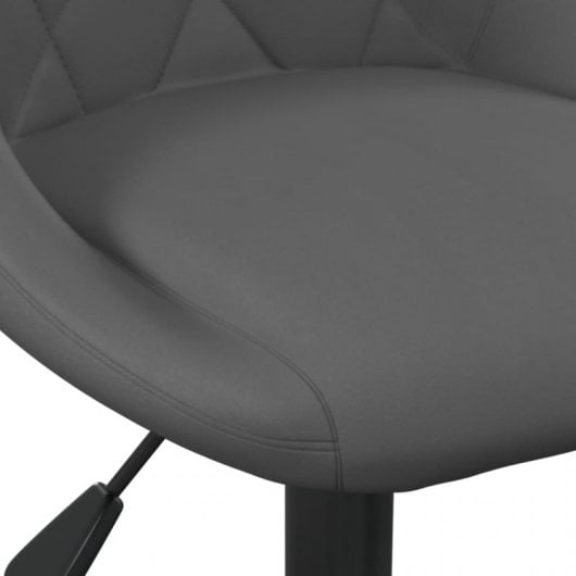 VidaXL Silla de Oficina Terciopelo Gris