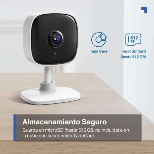 Tapo TC60 Cámara de Vigilancia Interior, 1080p, Detección de Movimiento, Visión Nocturna