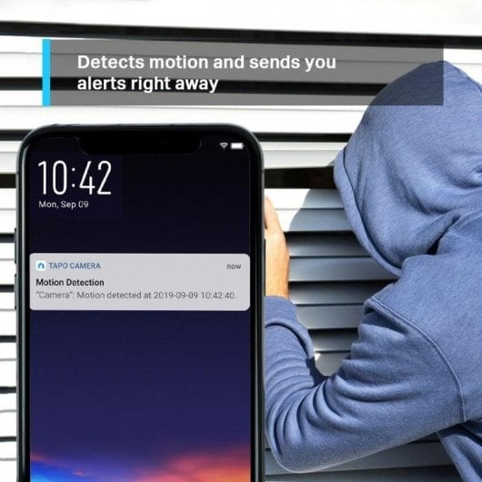 Caméra de surveillance TP-Link TC70 FullHD Vision Nocturne Intérieur Alarme Audio Bidirectionnel Contrôle Vocal