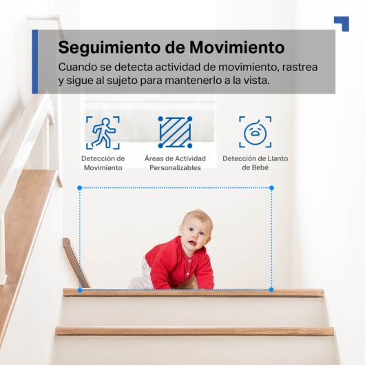 Tapo TC70 Cámara de Vigilancia 360º Interior, 1080p, Detección IA Gratuita, Visión Nocturna