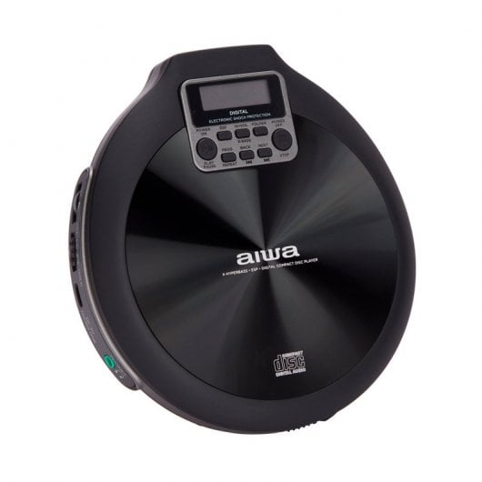 Aiwa Walk Reproductor de CD/MP3 Negro