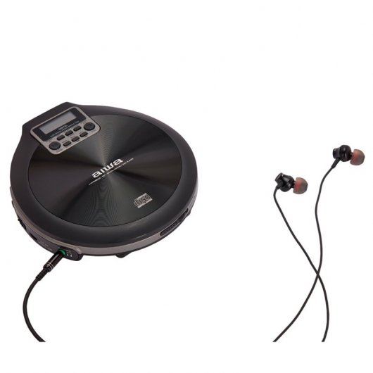 Aiwa Walk Reproductor de CD/MP3 Negro