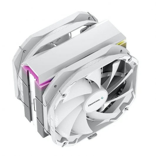 Ventola CPU DeepCool AS500 PLUS WH ARGB 140 mm bianca