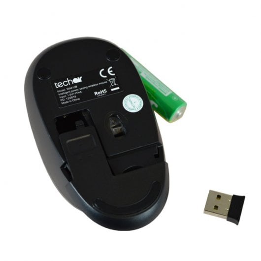 Techair TAXM410R Souris optique sans fil Noir