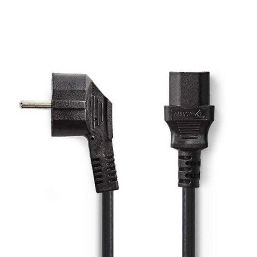 Goobay Cable de Alimentación CPU CEE7 a C13 Macho/Hembra 2m Negro