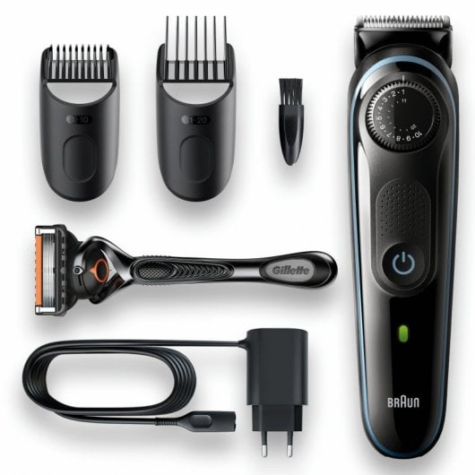 Braun BeardTrimmer 5 Regolabarba 3 BT5340, Regolabarba Uomo, Tagliacapelli, Per Viso, Capelli