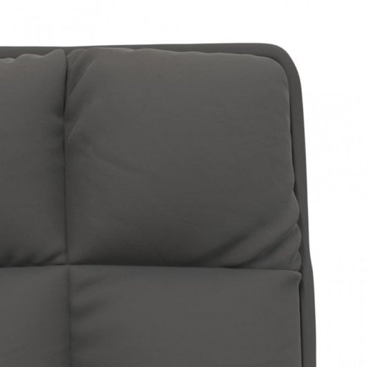 VidaXL Silla de Descanso con Estructura Metal Terciopelo Gris Oscuro