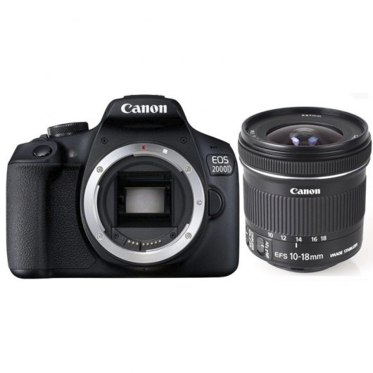 Canon EOS 2000D + Canon EF-S 10-18mm F4.5-5.6 IS STM