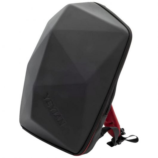 Yeyian Zaino Da Gaming Shell Serie 3000 Per Laptop 15.6'' - Impermeabile, Antigraffio, Antifurto, Nero-Rosso
