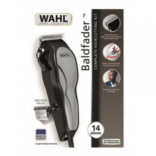Profi Haarschneider Wahl Baldfader mit Kabel 1-13mm 6 Stufen 5 Aufsätze Selbstschärfende Klingen