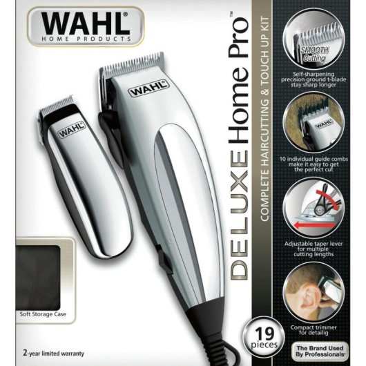 Haarschneider Wahl Homepro Deluxe mit Kabel 3-25mm Selbstschärfende Klingen Zubehör