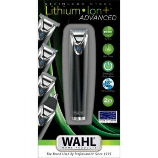 Tondeuse Barbe Visage Wahl 9864-016 Sans Fil 360min 13 Réglages 13 Sabots Charge Rapide
