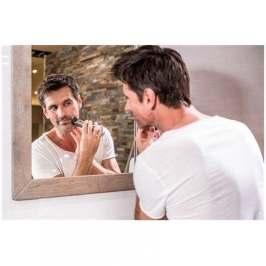 Tondeuse Barbe Visage Wahl 9864-016 Sans Fil 360min Sec 13 Réglages 13 Sabots Charge Rapide