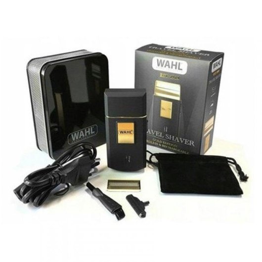 Rasoir pour Visage Wahl Travel Shave Gold Edition Sans Fil 45min Sec 1 Grille