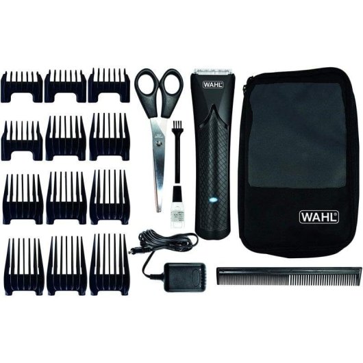 Máquina de Cortar Cabelo Profissional Wahl Trend Cut Li-ion Sem Fios 0,9-25mm 100min 12 Pentes Carga Rápida