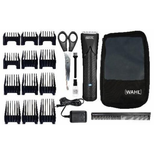Máquina de Cortar Cabelo Profissional Wahl Trend Cut Li-ion Sem Fios 0,9-25mm 100min 12 Pentes Carga Rápida