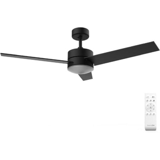 Ventilatore da Soffitto con Luce Universal Blue Bora 4052BDC 55W 132cm Telecomando Ultra Silenzioso Funzione Inverno