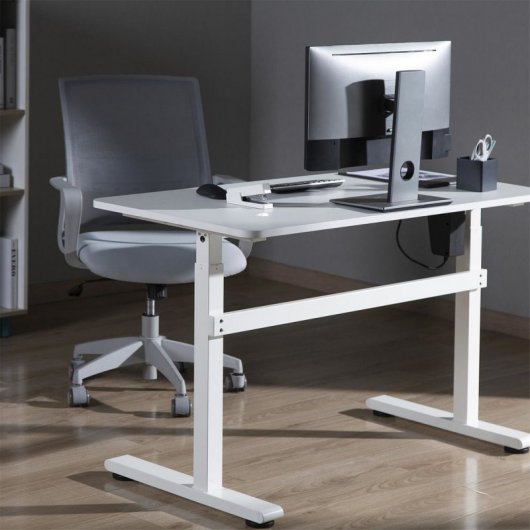 Kimex Escritorio Motorizado Ergonómico 118x58cm Blanco