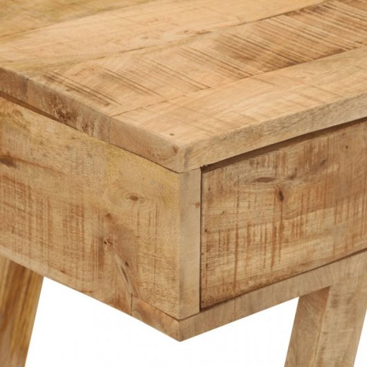 VidaXL Escritorio de Madera Rugosa y Mango 100x45x90cm