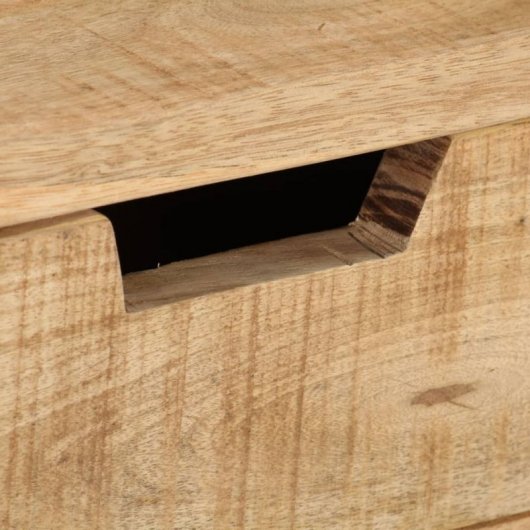 VidaXL Escritorio de Madera Rugosa y Mango 100x45x90cm