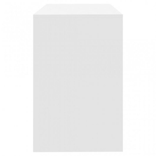 VidaXL Escritorio de Aglomerado 101x50x76.5cm Blanco