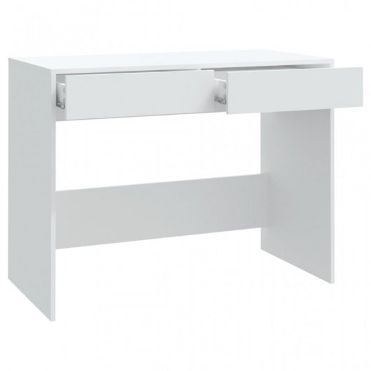 VidaXL Escritorio de Aglomerado 101x50x76.5cm Blanco
